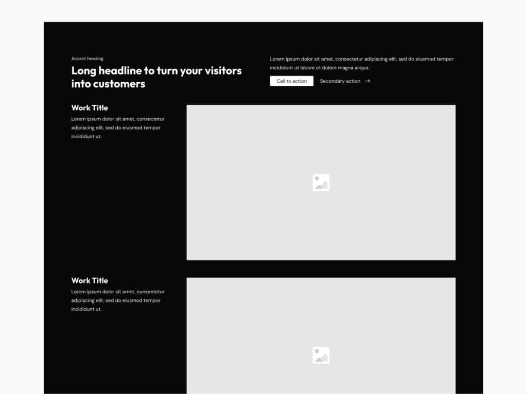 Portfolio Section 8 Template 